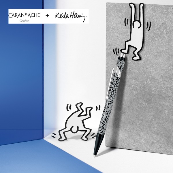 Ручка Caran d'Ache 849 Keith Haring чорна + бокс