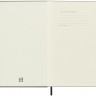 Горизонтальний щотижневик Moleskine на 2025 рік середній 13 х 21 см чорний