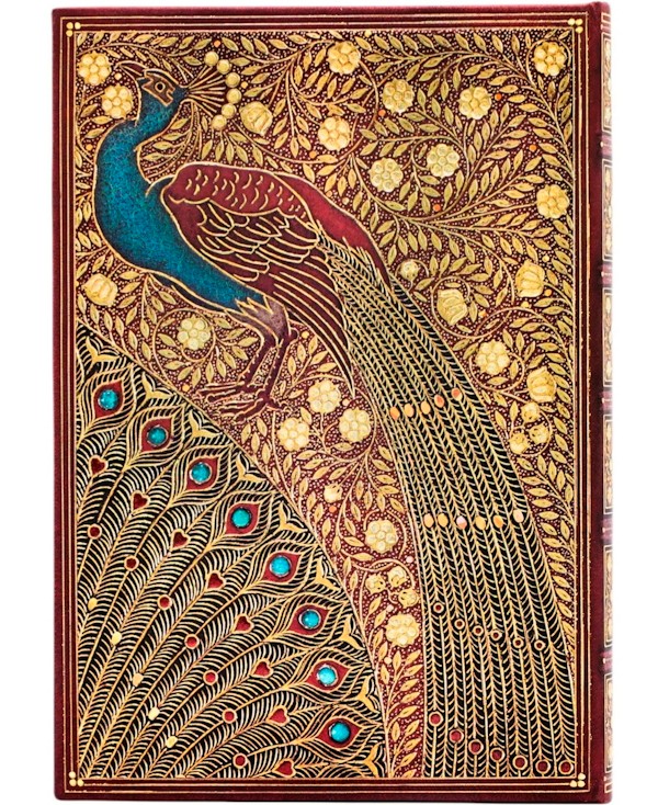 Блокнот Paperblanks Сангорські та Саткліфф Павичі Хафіза середній 12 х 18 см нелінований