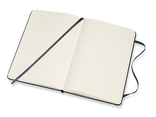 Блокнот Moleskine Classic medium 11,5 x 18 см в крапку сапфир