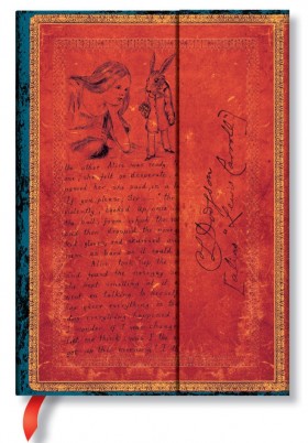 Блокнот Paperblanks Манускрипти Льюїс Керролл Аліса середній 13 х 18 см в лінію