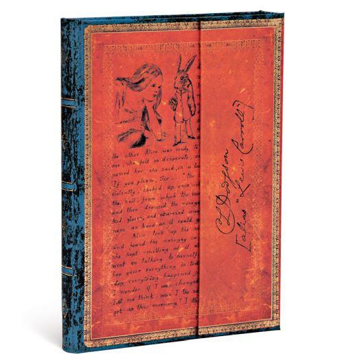Блокнот Paperblanks Манускрипти Льюїс Керролл Аліса середній 13 х 18 см в лінію