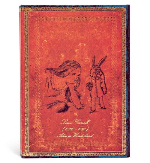 Блокнот Paperblanks Манускрипти Льюїс Керролл Аліса середній 13 х 18 см в лінію
