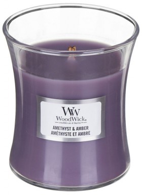 Ароматична свіча WoodWick Mini Amethyst &amp; Amber 85 г