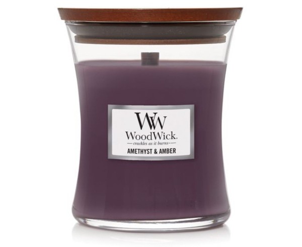 Ароматична свіча WoodWick Mini Amethyst & Amber 85 г