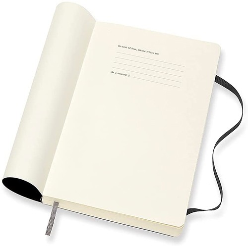 Щоденник Moleskine на 2024 рік середній 13 х 21 см чорний м'який