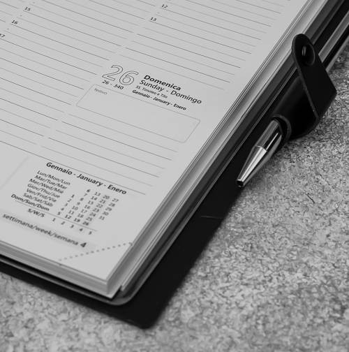 Щотижневик Mood на 2026 рік великий 17 х 24 см м'ятний