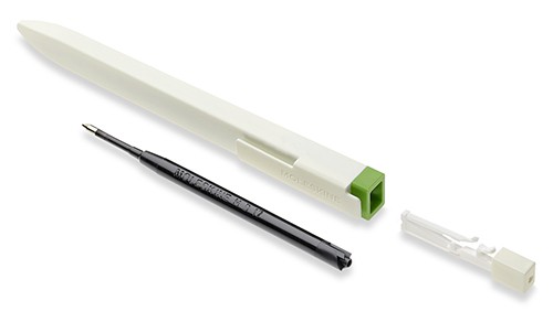 Автоматична кулькова ручка Moleskine Go Зелений Паттерн 1,0 мм 