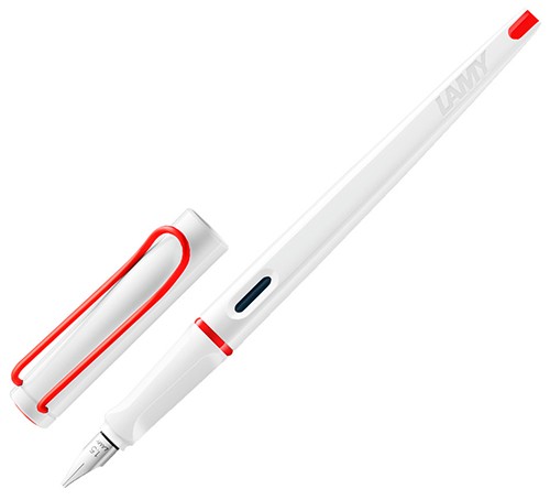 Чорнильна ручка Lamy Joy біла/червона перо 1,5 мм