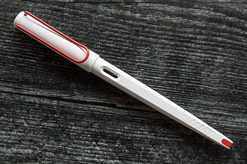 Чорнильна ручка Lamy Joy біла/червона перо 1,5 мм