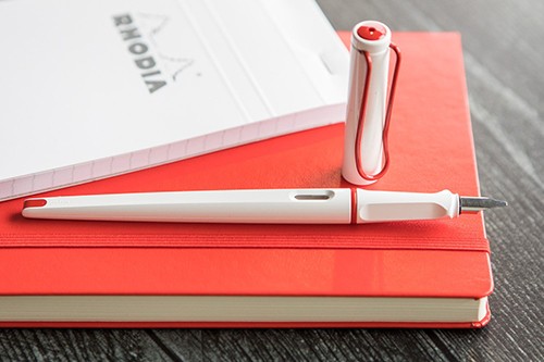 Чорнильна ручка Lamy Joy біла/червона перо 1,5 мм