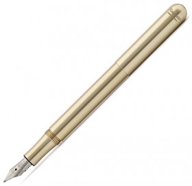 Чорнильна ручка Kaweco Liliput Brass латунь перо F (тонке)