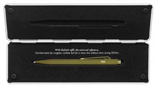 Ручка Caran d'Ache 849 Claim Your Style зелений мох + бокс 