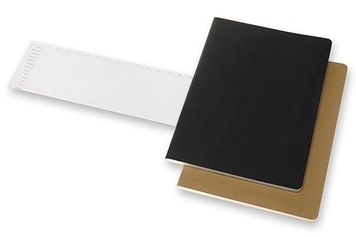 Набір зошитів Moleskine Cahier Subject A4 21 х 29,7 см чорний/бежевий