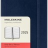 Щоденник Moleskine на 2025 рік кишеньковий 9 х 14 см сапфір м'який