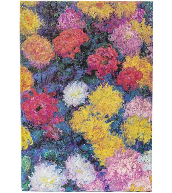 Блокнот Paperblanks Хризантеми Моне середній 12 х 18 см в крапку