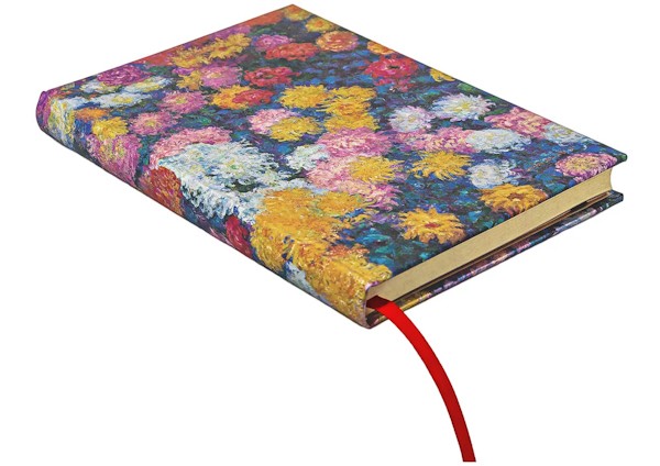 Блокнот Paperblanks Хризантеми Моне середній 12 х 18 см в крапку