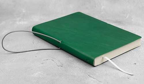 Блокнот Ciak великий 15 х 21 см в крапку зелений