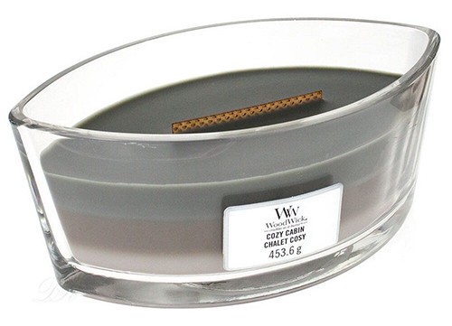 Ароматична свіча WoodWick Ellipse Trilogy Cozy Cabin 453 г