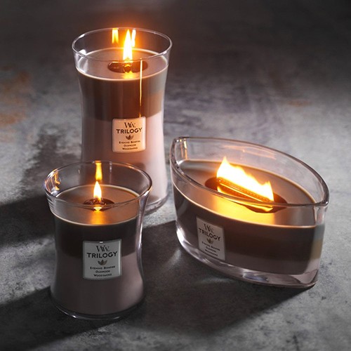 Ароматична свіча WoodWick Ellipse Trilogy Cozy Cabin 453 г