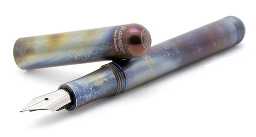 Чорнильна ручка Kaweco Liliput Fireblue перо F (тонке)