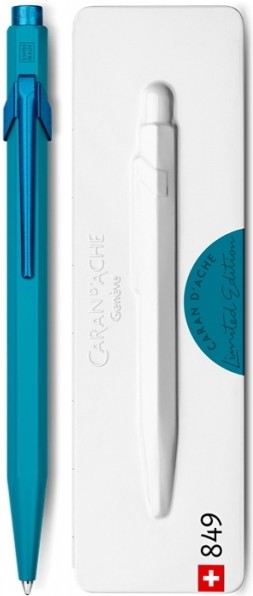 Ручка Caran d'Ache 849 Claim Your Style ментол + бокс 