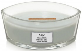 Ароматична свіча WoodWick Ellipse Lavender &amp; Cedar 453 г 