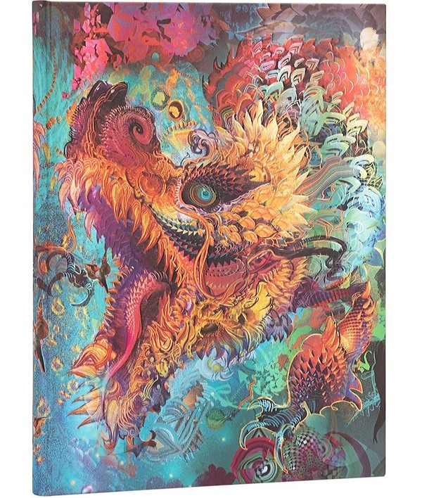 Блокнот Paperblanks Співаючий Дракон великий 18 х 23 см в лінію