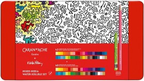 Набір Caran d'Ache Keith Haring Colour Set (2 набори художніх інструментів)