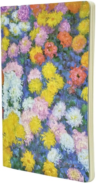 Зошит Paperblanks Cahier Хризантеми Моне 21 х 29,7 см в лінію