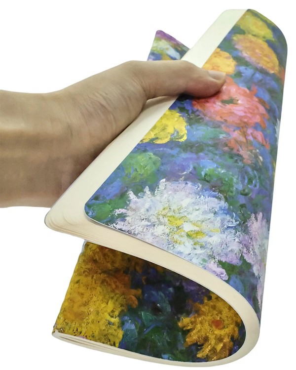 Зошит Paperblanks Cahier Хризантеми Моне 21 х 29,7 см в лінію