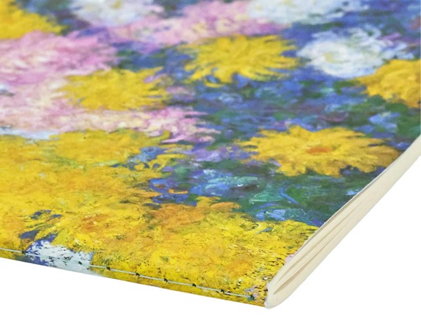 Зошит Paperblanks Cahier Хризантеми Моне 21 х 29,7 см в лінію