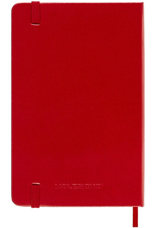 Щоденник Moleskine на 2027 рік кишеньковий 9 х 14 см червоний