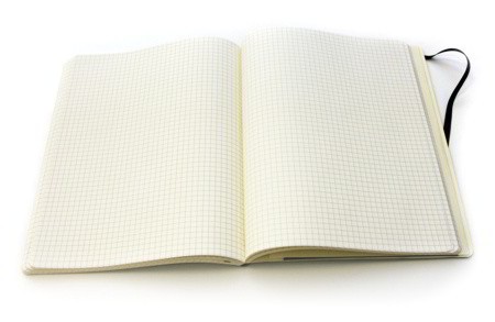 Блокнот Moleskine Classic великий 19 x 25 см у клітинку чорний м'який