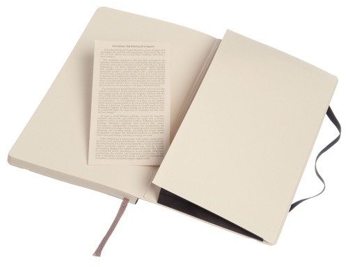 Блокнот Moleskine Classic середній 13 x 21 см в крапку чорний м'який