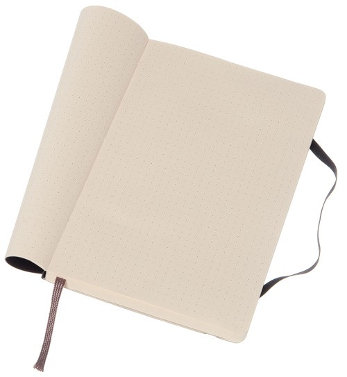 Блокнот Moleskine Classic середній 13 x 21 см в крапку чорний м'який