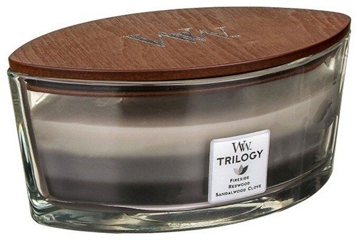 Ароматична свіча WoodWick Ellipse Trilogy Warm Woods 453 г