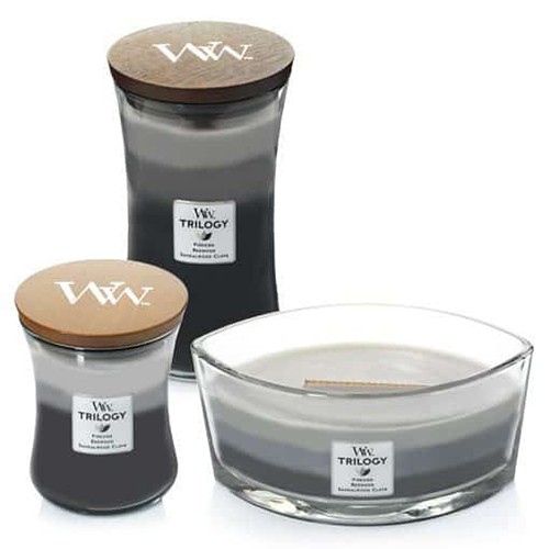 Ароматична свіча WoodWick Ellipse Trilogy Warm Woods 453 г