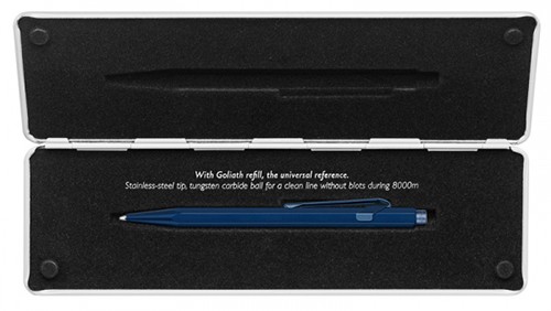 Ручка Caran d'Ache 849 Claim Your Style синя + бокс 