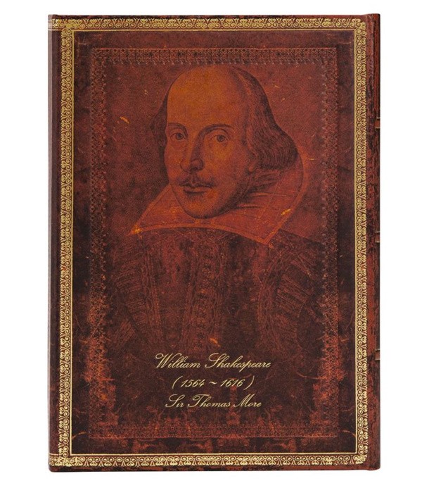 Блокнот Paperblanks Манускрипти Шекспір середній 13 х 18 см в лінію
