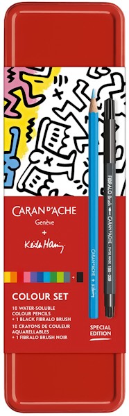 Набір Caran d'Ache Keith Haring Colour Set (11 художніх інструментів)