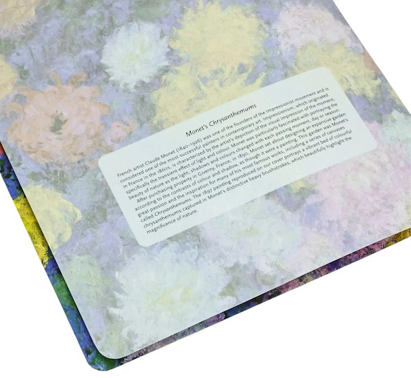 Зошит Paperblanks Cahier Хризантеми Моне 21 х 29,7 см нелінований