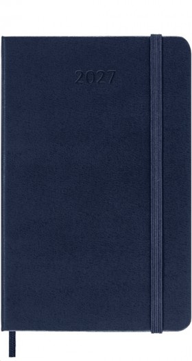 Щоденник Moleskine на 2027 рік кишеньковий 9 х 14 см сапфір