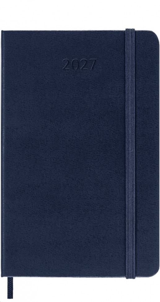 Щоденник Moleskine на 2027 рік кишеньковий 9 х 14 см сапфір