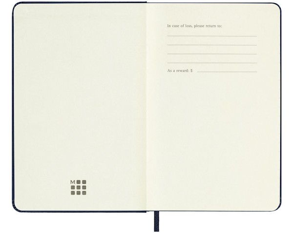 Щоденник Moleskine на 2027 рік кишеньковий 9 х 14 см сапфір