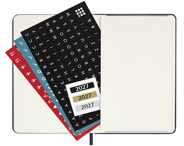 Щоденник Moleskine на 2027 рік кишеньковий 9 х 14 см сапфір