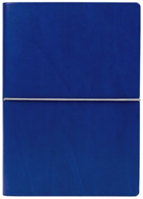 Блокнот Ciak великий 15 х 21 см в крапку яскраво-синій