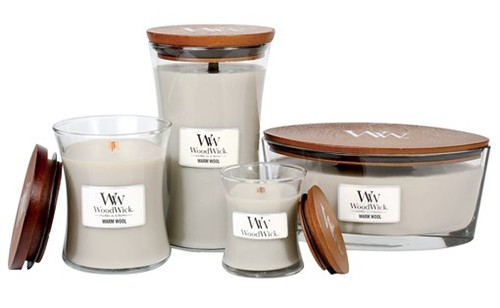 Ароматична свіча WoodWick Ellipse Warm Wool 453 г