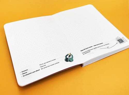 Блокнот Gifty Everyday English Notes А5 13 х 19 см в крапку 