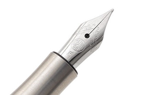 Чорнильна ручка Kaweco Liliput Stainless Steel сталева перо F (тонке)